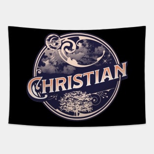 Christian Name Tshirt Tapestry