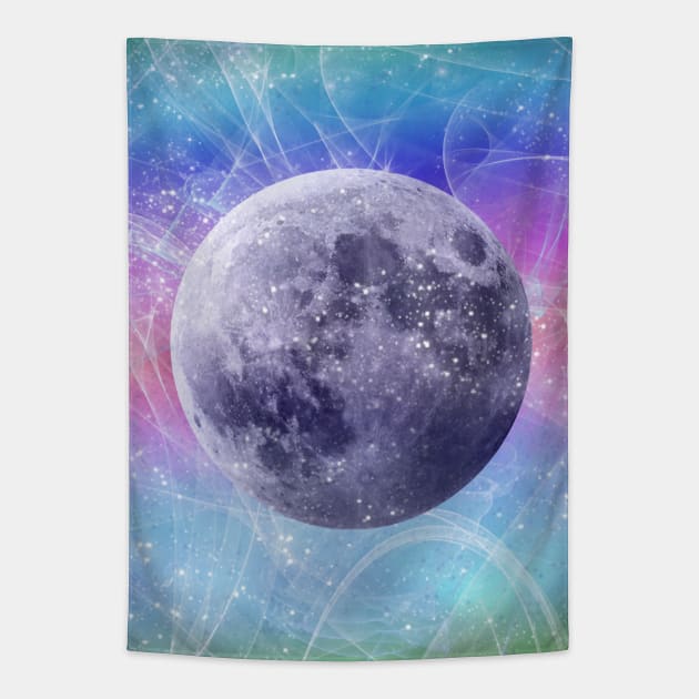 Moon Vortex Tapestry by Astrablink7