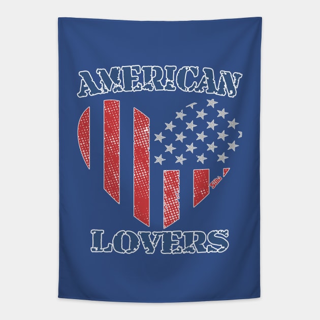 AMERICAN LOVERS Tapestry by ejsulu