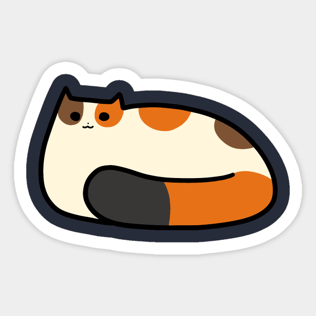 lovely cute Calico cat Squishmallow' Sticker