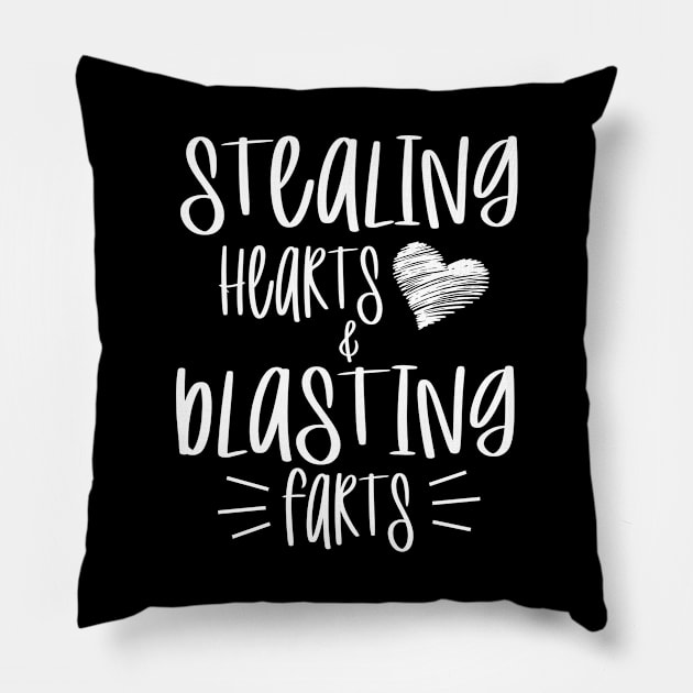 Stealing Hearts & Blasting Farts Gift Pillow by OriginalGiftsIdeas