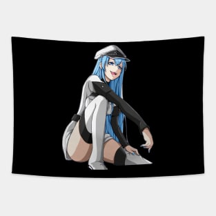 Akame Ga Kill Esdeath Fighting Position Tapestry