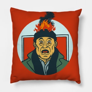 Harry On Fire - Home Alone Tribute Pillow