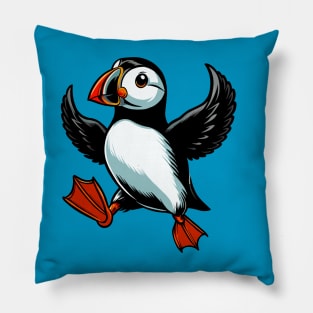 Hoppin’ Puffin Pillow