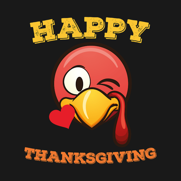 Happy Thanksgiving Turkey Emoticon by RJCatch