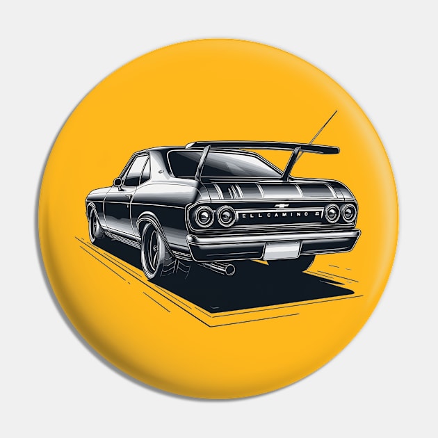 Chevy El Camino Pin by Vehicles-Art