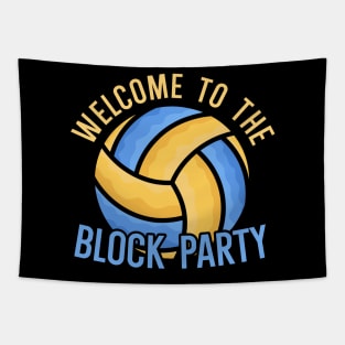 Welcome to the block party Tapestry