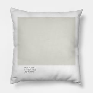 pantone 11-4301 TCX Lily White Pillow