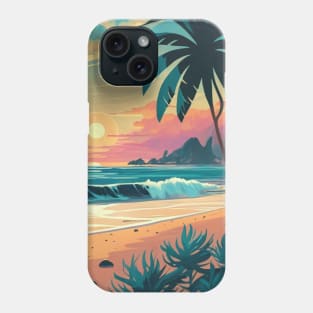 Beach, Tropical ocean Phone Case