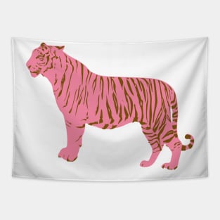 Cute Pink Tiger Tapestry