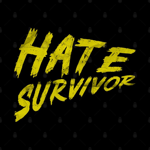 Hate Survivor Yellow Logo by FFAFFF