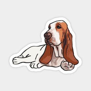 Basset Hound Dog Magnet