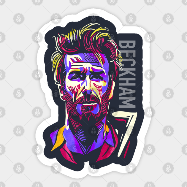David Beckham popart cartoon - David Beckham - Sticker | TeePublic David Beckham popart cartoon - David Beckham - Sticker | TeePublic