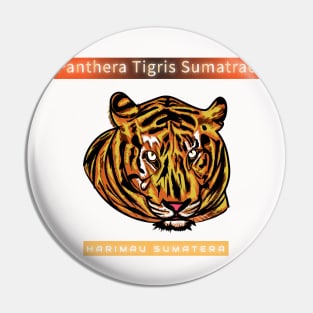Sumatran tiger Pin