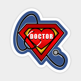 Superhero Doctor Coronavirus Hero Magnet
