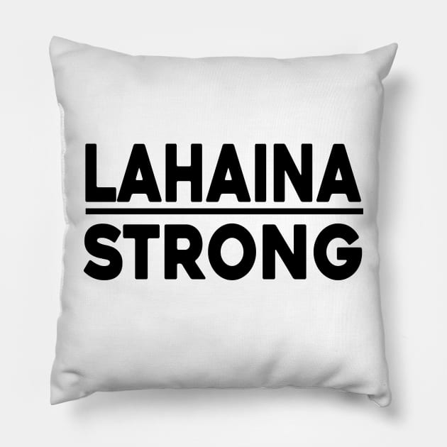 Maui Lahaina Hawaii Banyan Tree Strong Pillow by Sunoria