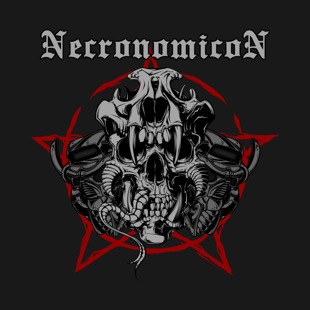 Discover NECRONOMICON LOGO - Necronomicon - T-Shirt