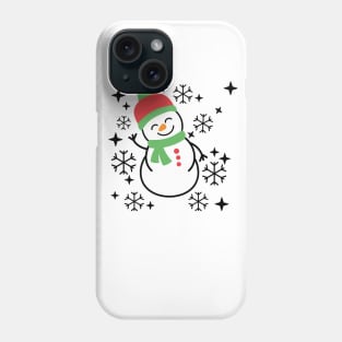 Happy Snowman Phone Case