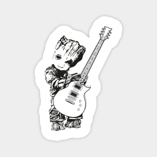 Baby Groot guitar electric Magnet