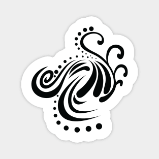 Abstract Tribal Tattoo Magnet