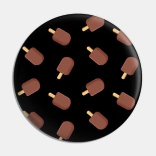 Chocolate Ice Cream Stick Pattern Pin