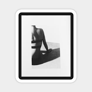 Woman, Girl, Fashion art, Fashion print, Scandinavian art, Modern art, Wall art, Print, Minimalistic, Modern Magnet