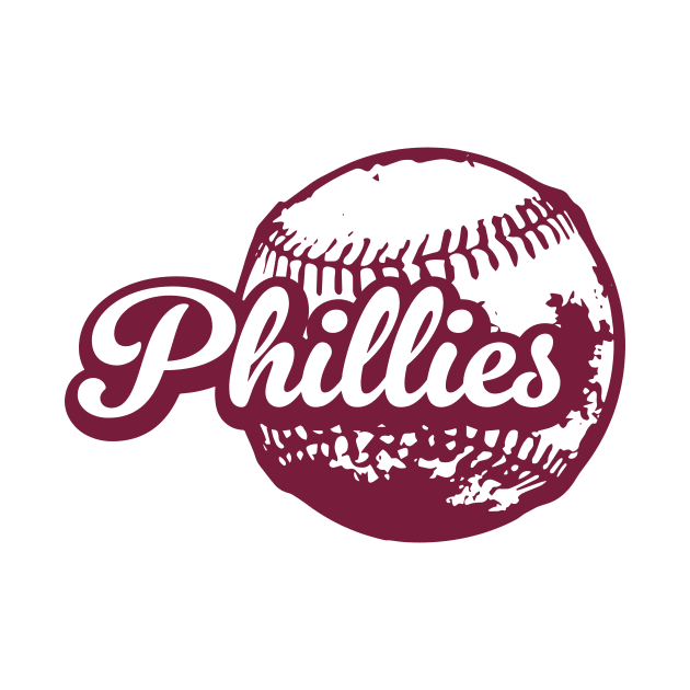 Phillies Baseball by Throwzack