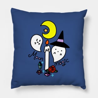 Moon Magic Ghosts Pillow