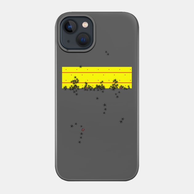 Spotted Lanternfly Invasion (Black Nymph Variant) - Spotted Lantern Fly - Phone Case