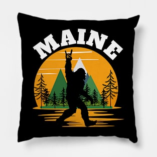 Maine Bigfoot Pillow