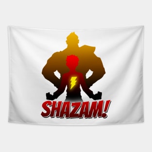 Shazam Gradient Silhouette Tapestry