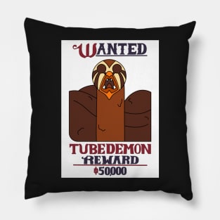 Tube Demon wanted poster ~ The Owl House Pillow