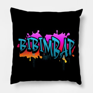 Bibimbap, Bibimbap design, Korean food, k-food, asian food, bibimbap Sweatshirt, unisex sweatshirt, graffiti text, rice bowl Pillow