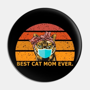 Best Cat Mom Ever Pin