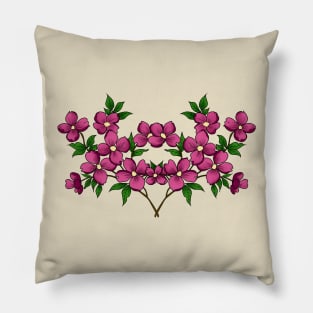 cherry flower Pillow