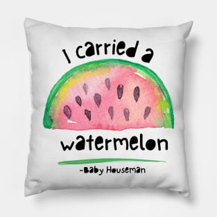 I carried a watermelon Pillow