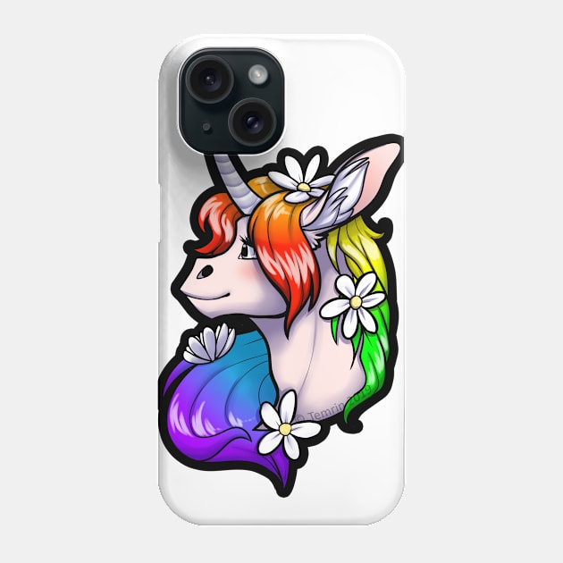 Pride Rainbow Unicorn Phone Case by Temrin