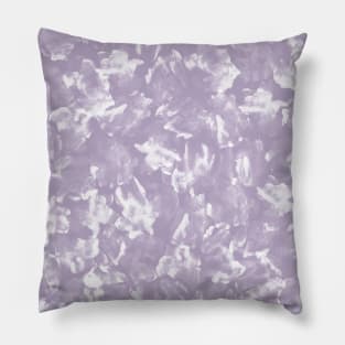 Soft purple abstract watercolor Pillow