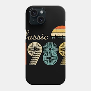 Vintage 1989 T-Shirt - Birthday Gift Happy Phone Case