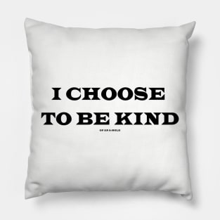 Choose To Be Kind (Of An A-Hole) Pillow