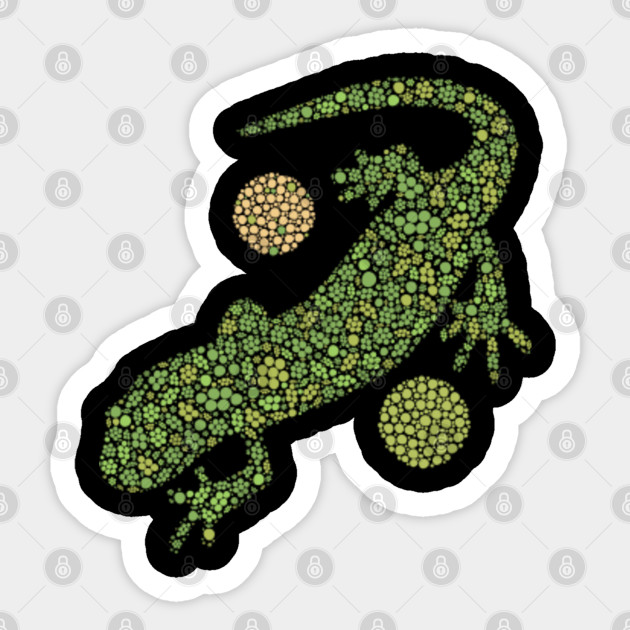 Aboriginal Dot Art Lizard Lizard Sticker Teepublic