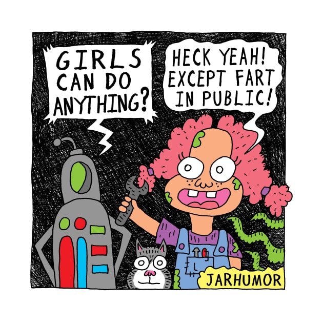 Girls Can't Fart by jarhumor