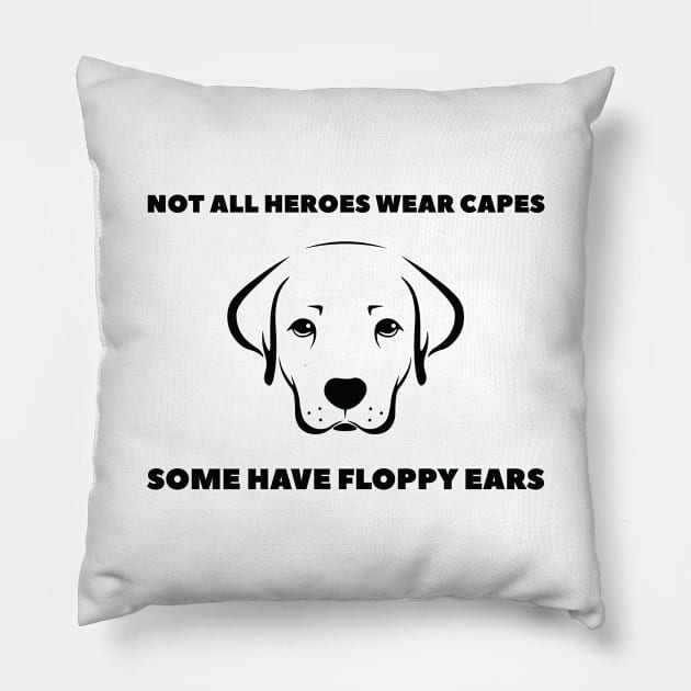 Not All Heroes Wear Capes Pillow by JJFDesigns