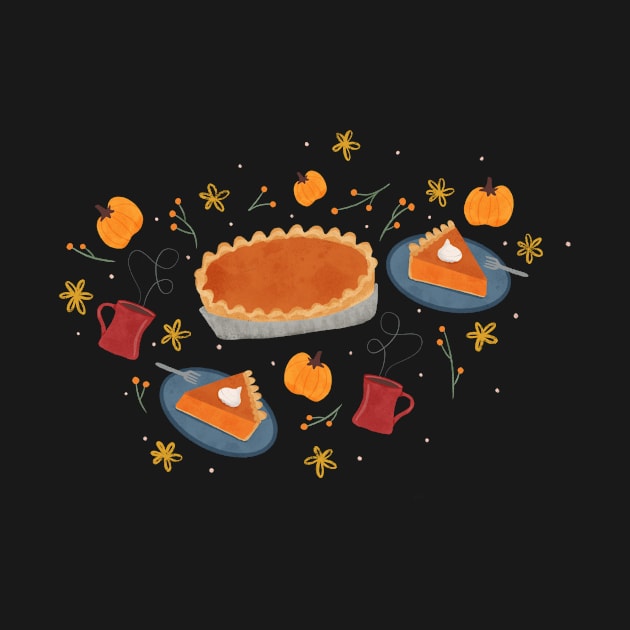 Thanksgiving Sweet Treat: Pumpkin Pie Dessert by Maddyslittlesketchbook