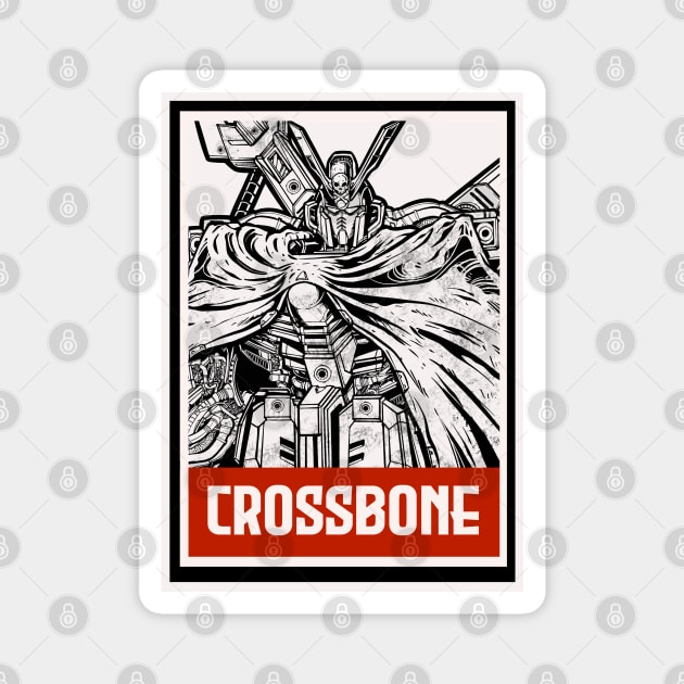 crossbone Magnet by kimikodesign