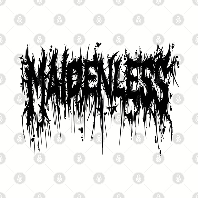 Maidenless black metal font by Proxxichu