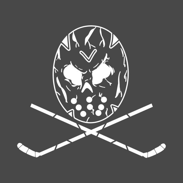 Hockey Skull and Crossbones by Sbrown1521