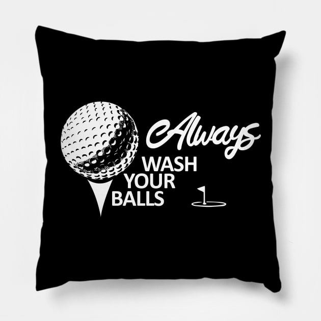 golfing Pillow by Mandala Project