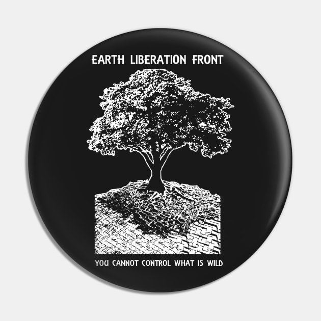 Earth Liberation Front Pin by ChatNoir01