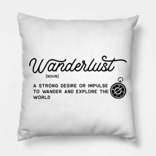 Wanderlust Pillow